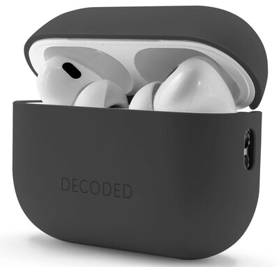 Decoded siliconen AirPods Pro 2 hoesje donkergrijs