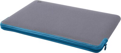 C6 Zip MacBook 13 / 14 inch sleeve Grijs / Blauw