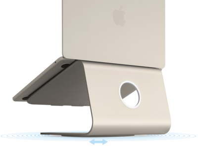 RainDesign mStand 360 draaibare MacBook standaard starlight