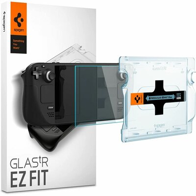 Spigen EZ Fit Steam Deck Glazen screenprotector 2 pack