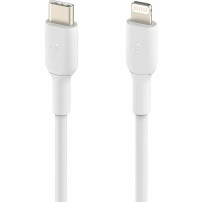 Belkin BoostCharge Lightning USB-C kabel 1 meter Wit