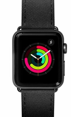 LAUT Technical Apple Watch 45 / 44 mm bandje Zwart