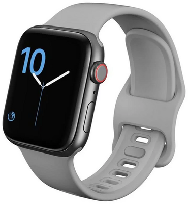 TechProtection Soft Apple Watch 44 / 42 mm bandje Grijs