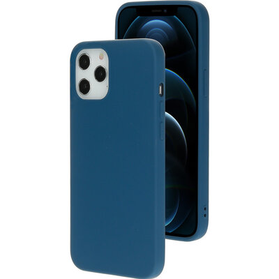 Mobiparts Silicone iPhone 12 Pro / iPhone 12&nbsp;hoesje Blauw