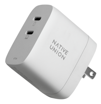 Native Union 67 watt GaN USB-C oplader 
