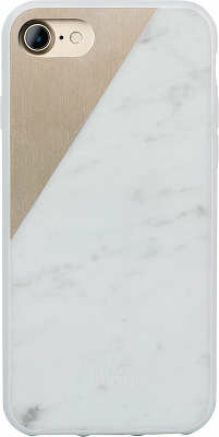 Native Union Clic Marble iPhone SE 2022 / 2020 / 8 hoesje White