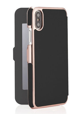 Pipetto Slim Wallet Mirror iPhone XR hoesje Zwart