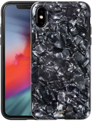 LAUT Pop Pearl iPhone XS hoesje Zwart 