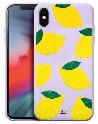 LAUT Tutti Frutti iPhone XS hoesje Limoen