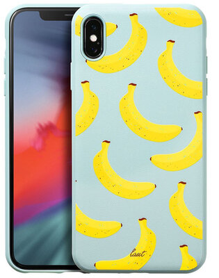 LAUT Tutti Frutti iPhone XS hoesje Banaan