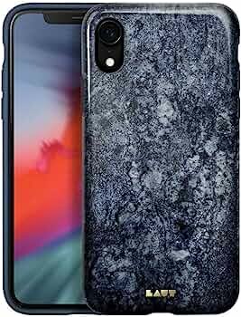 LAUT Huex Marble iPhone XR hoesje Blauw