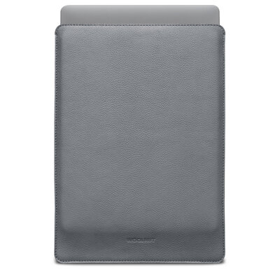 Woolnut Leather MacBook Air 15 inch sleeve grijs
