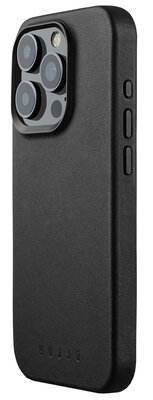 Mujjo Leather MagSafe&nbsp;iPhone 15 Pro hoesje zwart