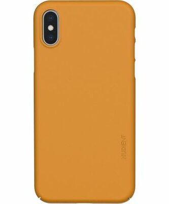 Nudient Thin Case iPhone XS hoesje Geel