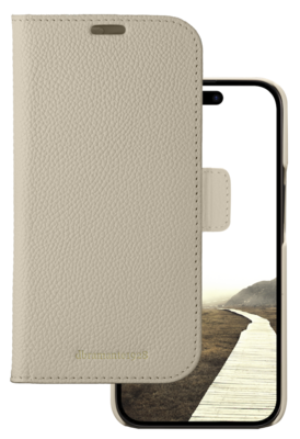 dbramante1928 New York 2 in 1 iPhone 15 Plus wallet hoesje sand