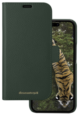 dbramante1928 New York iPhone 15 Pro 2 in 1 wallet hoesje groen