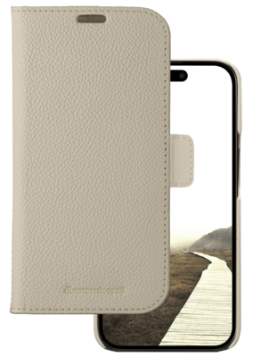 dbramante1928 New York iPhone 15 Pro 2 in 1 wallet hoesje sand