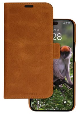 dbramante1928 Lynge iPhone 15 Pro Max 2 in 1 wallet hoesje tan