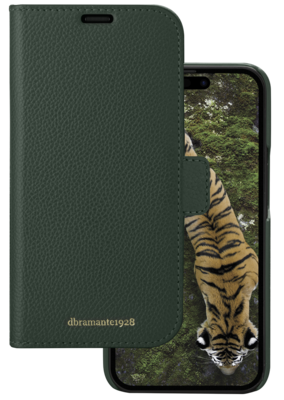 dbramante1928 New York iPhone 15 Pro Max 2 in 1 wallet hoesje groen