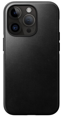Nomad Horween MagSafe iPhone 15 Pro hoesje zwart
