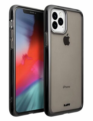 LAUT Crystal Glass iPhone 11 Pro Max hoesje Zwart