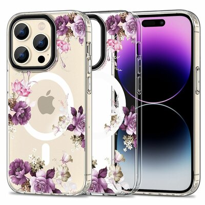 Tech Protection Floral MagSafe iPhone 15 Pro hoesje Spring