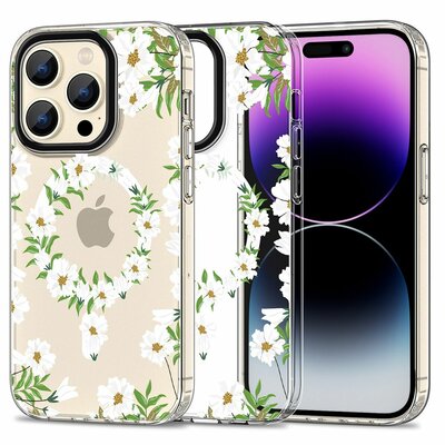 Tech Protection Floral MagSafe iPhone 15 Pro Max hoesje Daisy