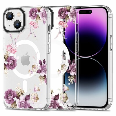 Tech Protection Floral MagSafe iPhone 15 Plus hoesje Spring