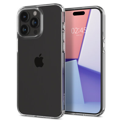 Spigen Liquid Crystal iPhone 15 Pro Max hoesje transparant