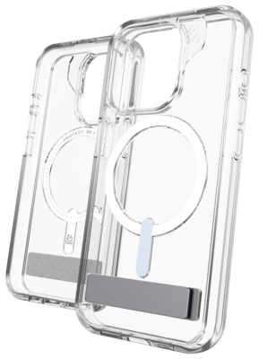 ZAGG Crystal Palace&nbsp;Kickstand iPhone 15 Pro Max hoesje transparant