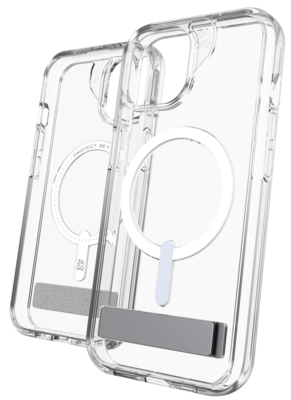ZAGG Crystal Palace&nbsp;Kickstand MagSafe iPhone 15 hoesje transparant