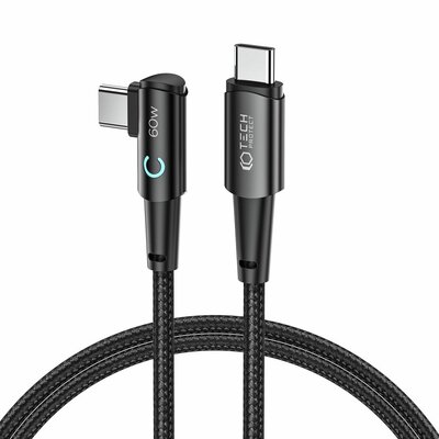 TechProtection UltraBoost L USB-C naar USB-C&nbsp;kabel 60 watt 1 meter