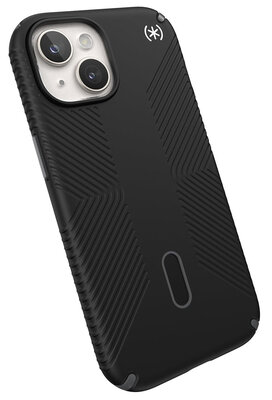 Speck Presidio 2 Grip Clicklock iPhone 15 hoesje zwart