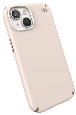 Speck Presidio 2 Pro MagSafe iPhone 15 Plus hoesje beige