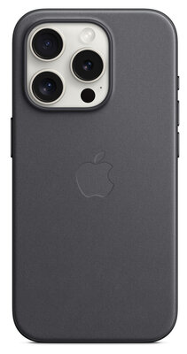 Apple MagSafe FineWoven iPhone 15 Pro hoesje zwart