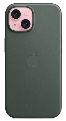 Apple MagSafe FineWoven iPhone 15 hoesje groen