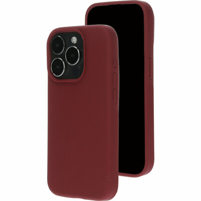 Mobiparts Silicone iPhone 15 Pro hoesje rood