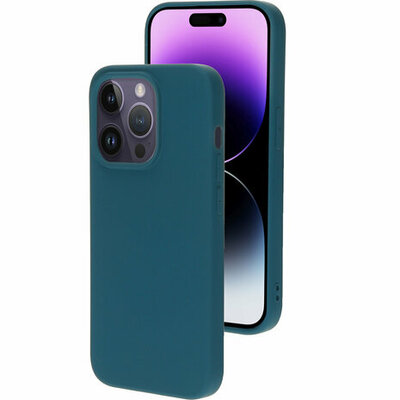 Mobiparts Silicone iPhone 15 Pro Max hoesje blauw