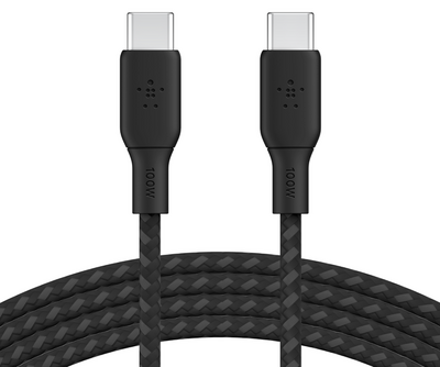 Belkin Braided 100 watt USB-C kabel 3 meter