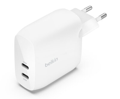 Belkin BoostCharge Pro USB-C 60 watt oplader met 2 poorten wit