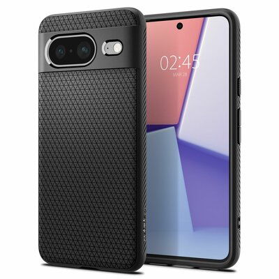 Spigen Liquid Air Pixel 8 hoesje zwart