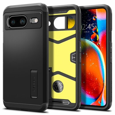 Spigen Tough Armor Pixel 8 hoesje zwart