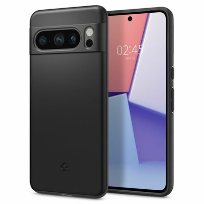 Spigen Thin Fit Pixel 8 Pro hoesje zwart