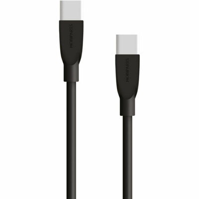 Mobiparts USB-C naar&nbsp;USB-C kabel 1 meter zwart