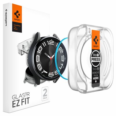 Spigen EZ Fit Galaxy Watch 6 Classic 43 mm screenprotector 2 pack