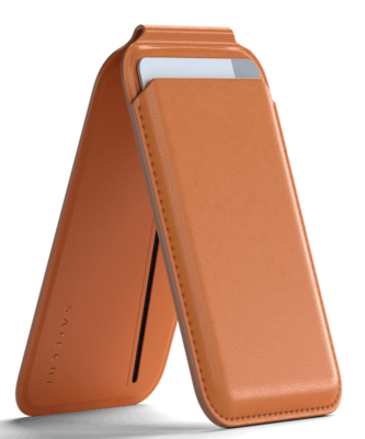 Satechi MagSafe Magnetic Wallet stand oranje