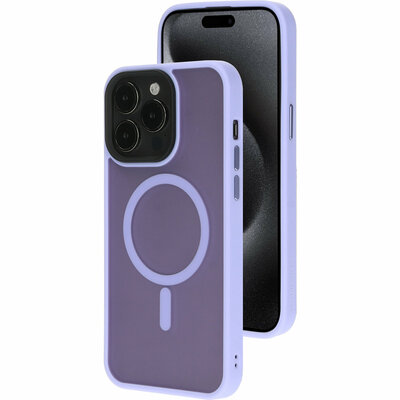 Mobiparts MagSafe iPhone 15 Pro hoesje lila