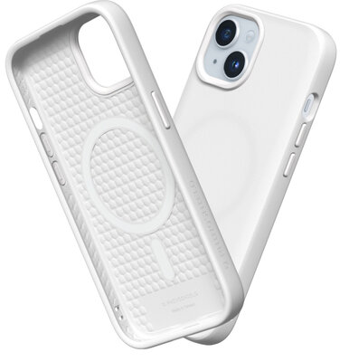 RhinoShield SolidSuit MagSafe iPhone 15 hoesje wit