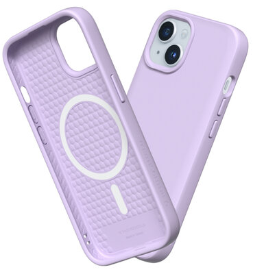 RhinoShield SolidSuit MagSafe iPhone 15 hoesje violet