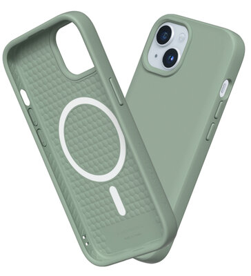 RhinoShield SolidSuit MagSafe iPhone 15 hoesje sage
